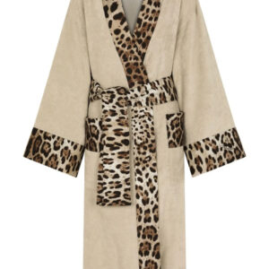 Dolce & Gabbana Cotton Terry Bathrobe - Ecru 01